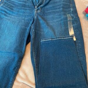 American Eagle Outfitters Relaxed Fit Dark Blue Jeans